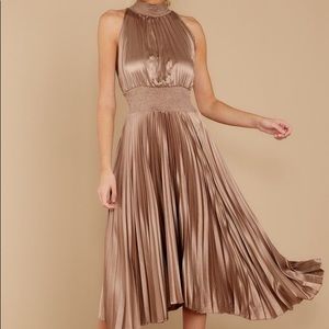 DO+BE Taupe MIDI Dress